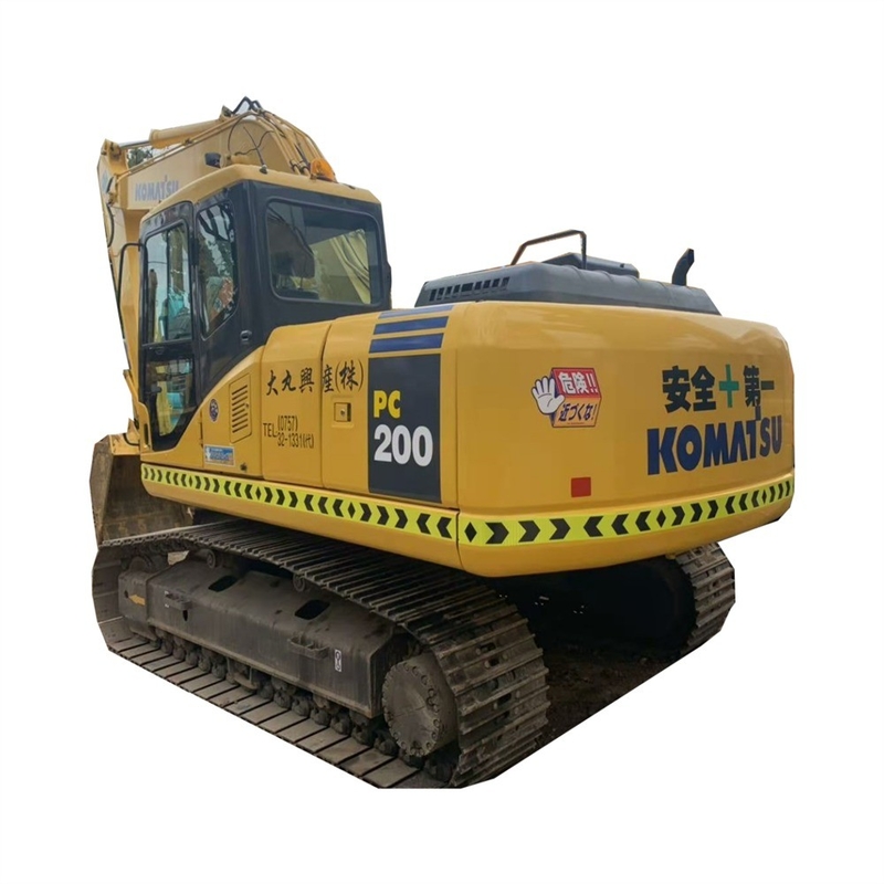 20 ton Komatsu PC200 Gebruikte middelgrote hydraulische kruipergraver Japan en goed onderhouden