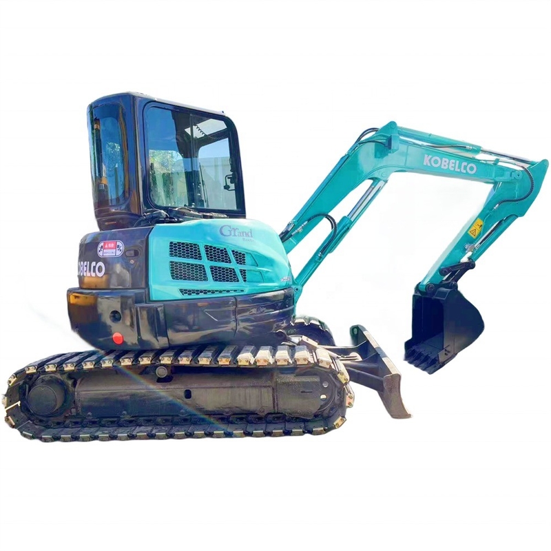 Tweedehands Kobelco SK55SR mini graafmachine 5,5 ton Gebruikte cabine 0-2000 Werktijden