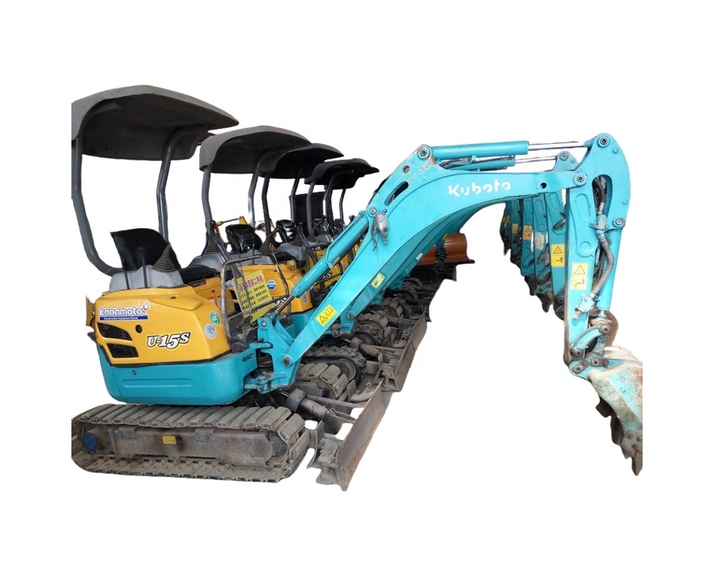 Goede prestaties Mini Graafmachine KUBOTA U15S 1.5TON Digger 6ton Originele Japanse Crawler