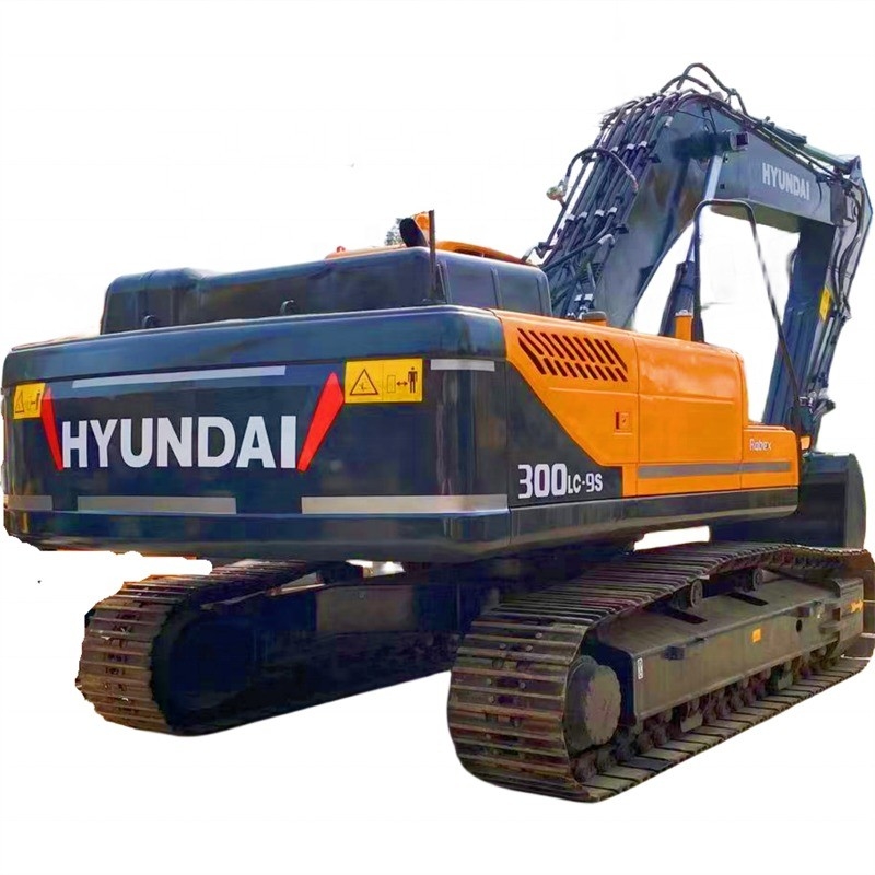 Tweedehands Digger Hyundai 300lc-9s Gebruikte graafmachine met originele kleur en dieselmotor