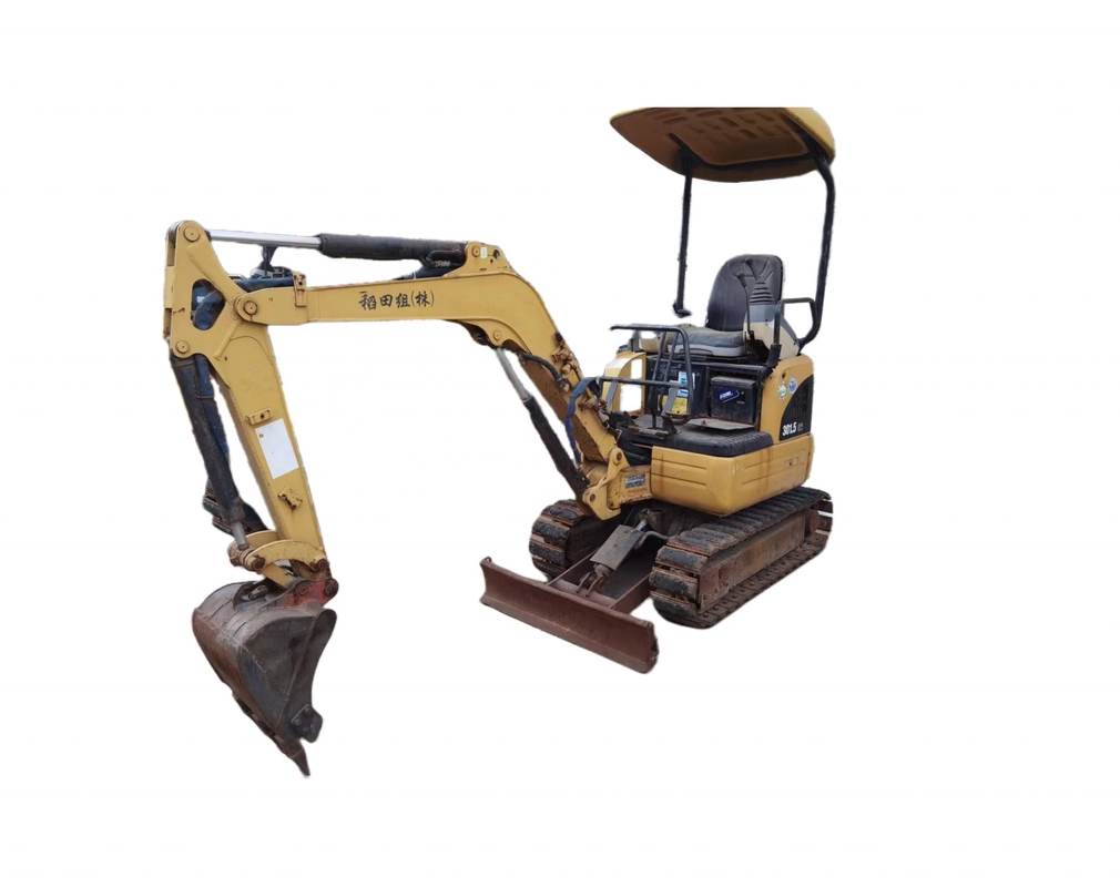 1600 KG Gebruikte mini-apparatuur Caterpillar Excavator CAT 301.5CR in uitstekende staat