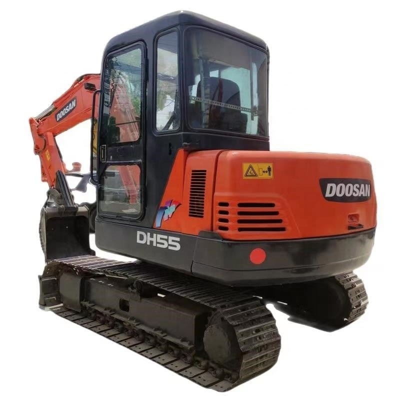 Doosan DH55 Crawler Excavator 5,5 ton Originele kleur Gebruikte mini-excavator in Shanghai