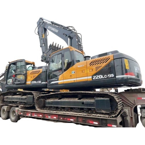 Koop gebruikte Hyundai 220LC-9S graafmachine originele verf 90kw Power Liyuan Hydraulische klep