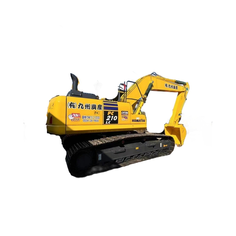 Tweedehands graafmachine KOMATSU PC210-8 in goede staat met weinig werktijden
