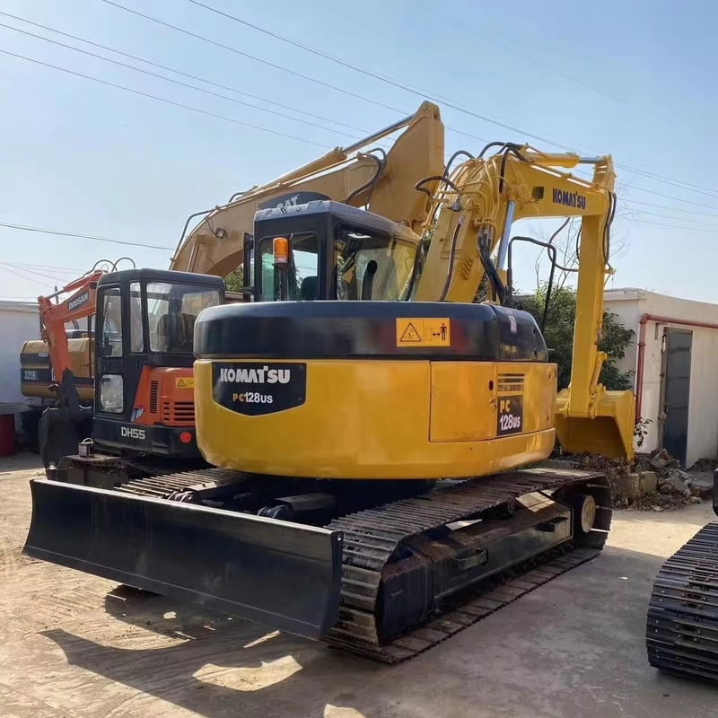 12000 KG Komatsu PC128 Graafmachine Gebruikte Hydraulische Crawler Digger voor zwaar werk