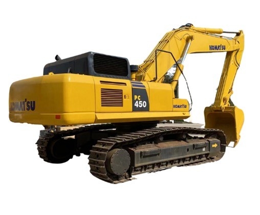 Japan Import Tweedehands Komatsu PC450 Graafmachine Gebruikte 45Ton Digger in Shanghai Yard