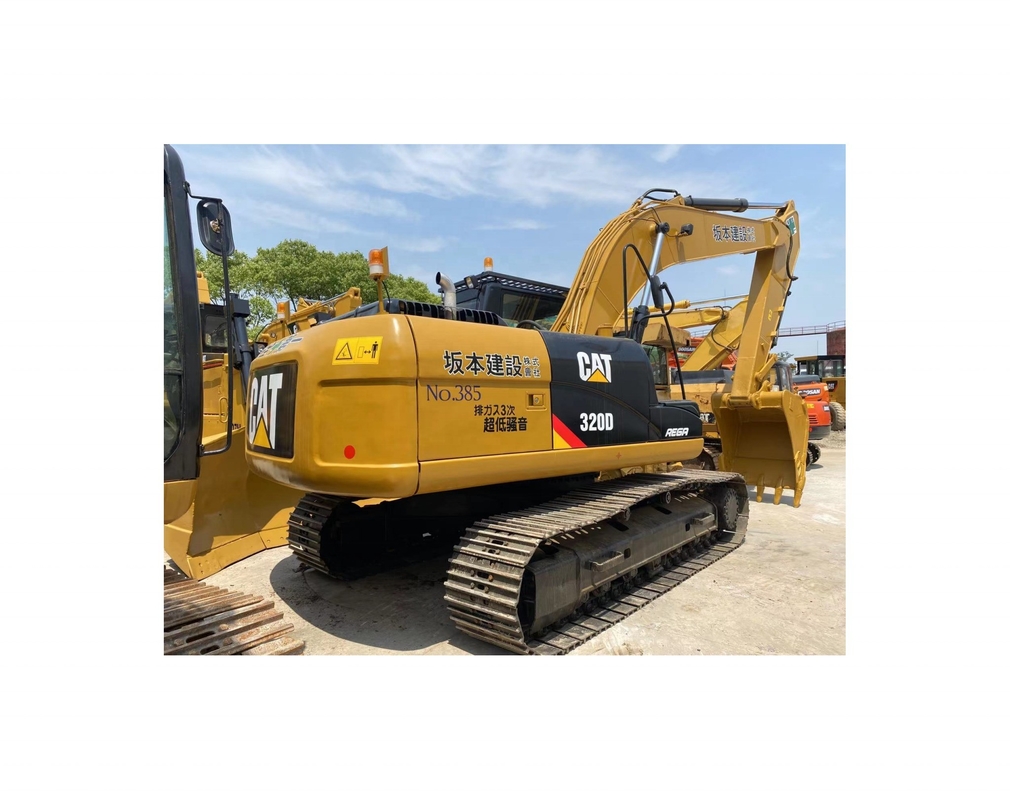 Verplaatsbaar type Crawler Hydraulische graafmachine Cat 320D Digger met lage uren op voorraad