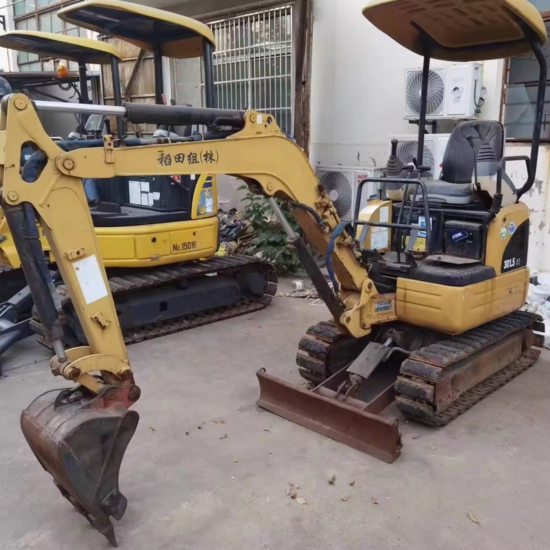 Gebruikte Caterpillar 301.5 mini graafmachine met weinig werktijden in goede staat op voorraad