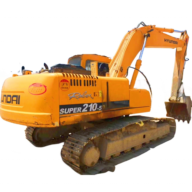 Goed gebruikte Hyundai 210-5 Graafmachine Crawler Tweedehands Graver Koreaans origineel
