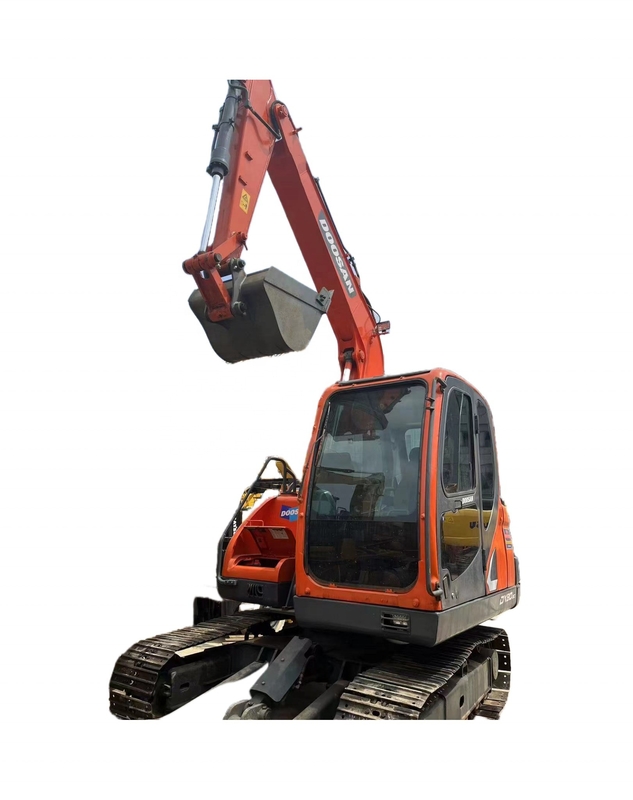Originele verf DOOSAN DX80-9C wiel hydraulische graafmachine op voorraad bij voor de bouw