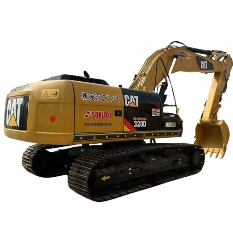 Gebruikte Japanse originele verf Caterpillar 320D Mini kleine graafmachine in uitstekende staat