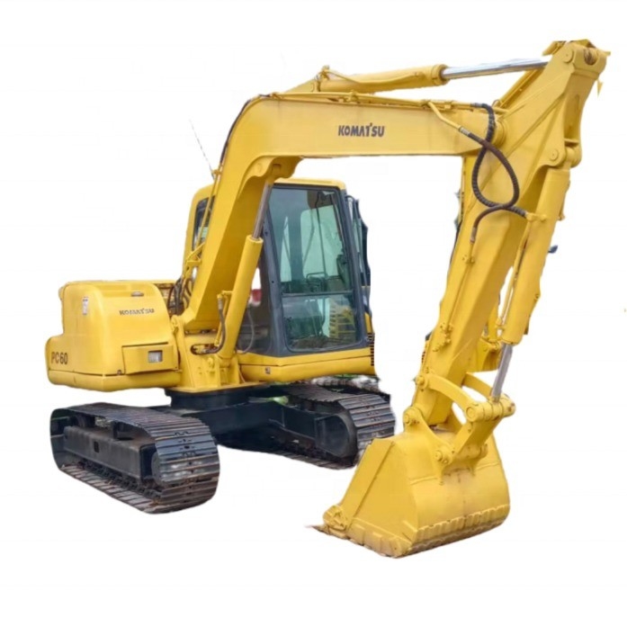 In goede staat 6TON Mini Digger Crawler Excavator Komatsu PC60 PC35MR PC55MR PC56 PC30