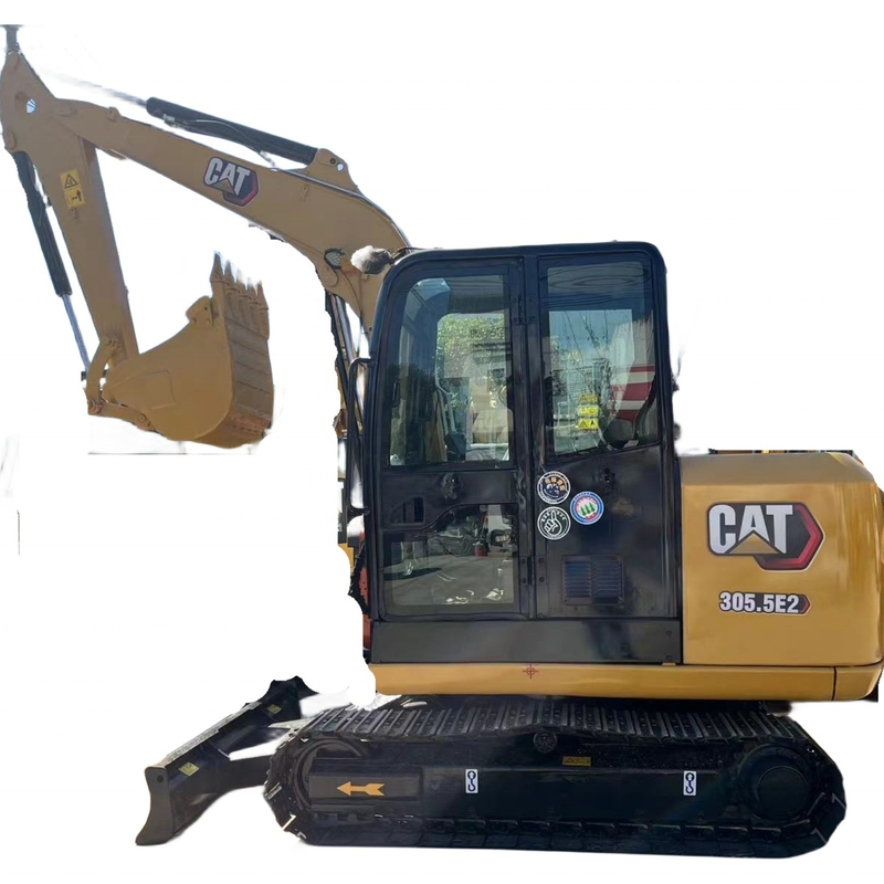 Gebruikte graafmachine Japan Original Engine 2019 Diesel Digger 5,5 ton Caterpillar 305.5E2