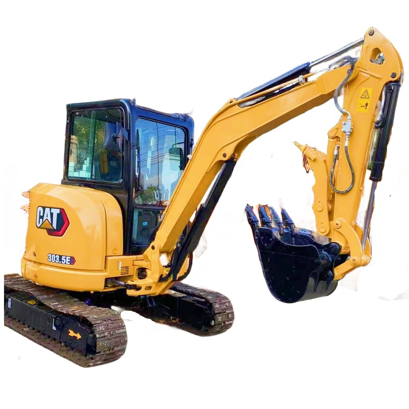 Gebruikte CATERPILLAR 303.5 Diesel Digger 5,5 ton met originele verf in goede staat