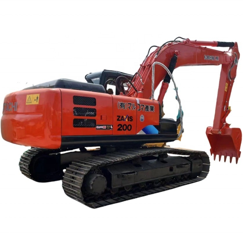 Gebruikte Hitachi ZX200-3G Crawler Excavator met 112kW vermogen en 0-2000 werkuren