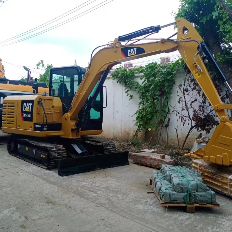 Goed gebruikte CAT 303.5 graafmachine met Liyuan hydraulische klep en Japan motor
