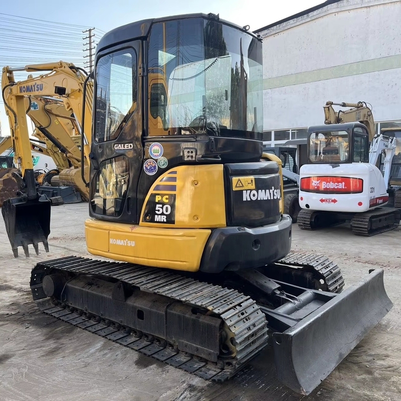 Komatsu graafmachine PC50 tweedehands in goede staat