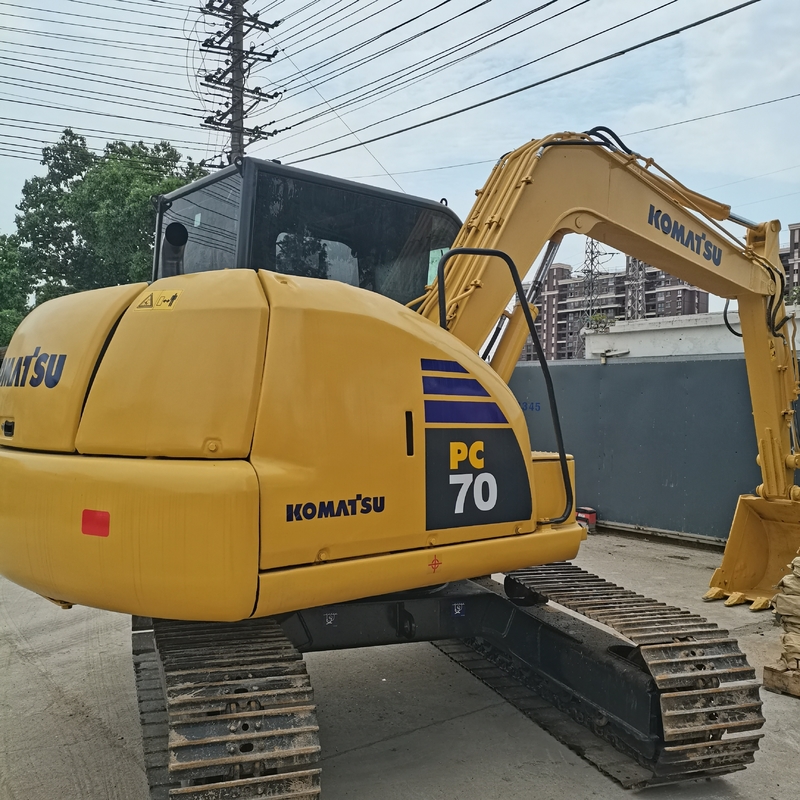 Uitstekende staat Gebruikte Komatsu PC70 Graafmachine 7TON Crawler Graafmachine tegen betaalbare prijs