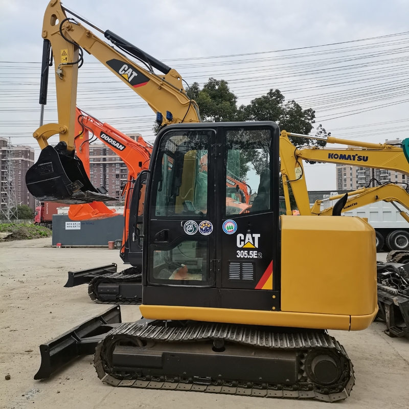 CAT305 Gebruikte graafmachine 5ton Crawler graafmachine met andere hydraulische cilinder en emmer