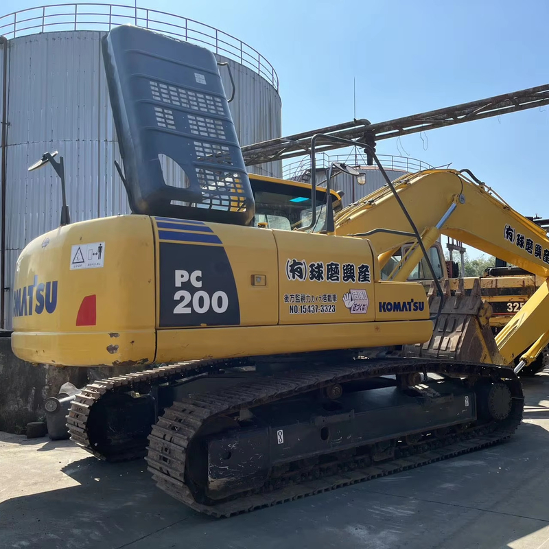 Jaar 2021 Gebruikte Komatsu PC200 Graafmachine 20TON Crawler Graafmachine met originele verf