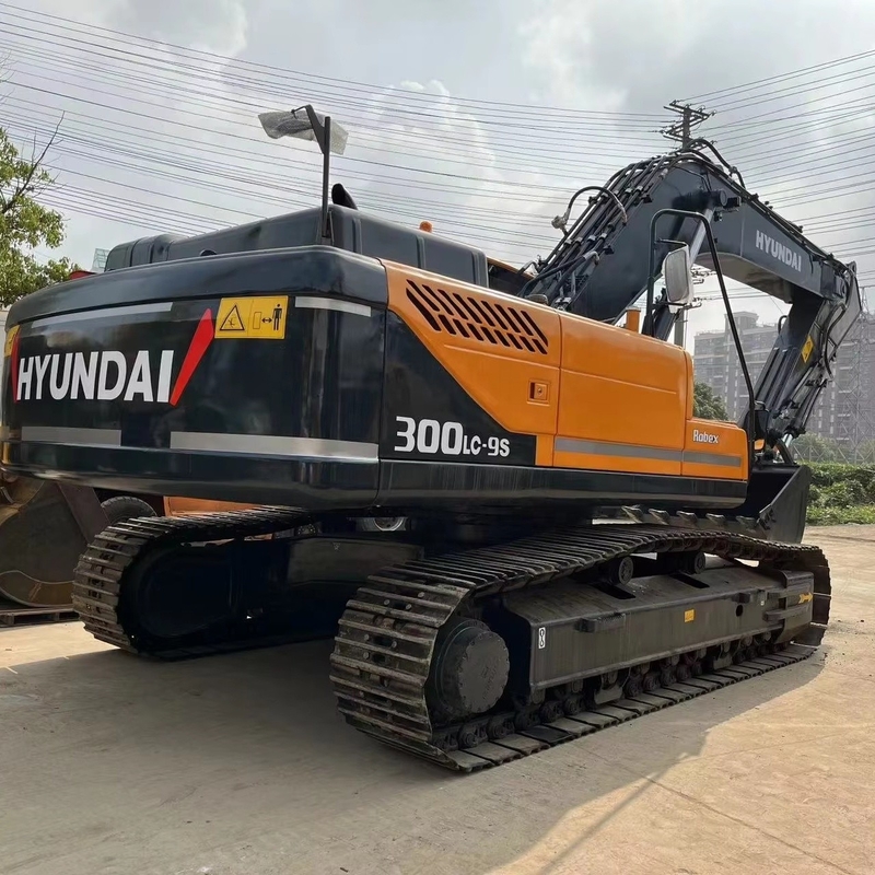 Geel Hyundai 300LC Gebruikte graafmachine Korea Originele tweedehands machines 30 Ton Digger