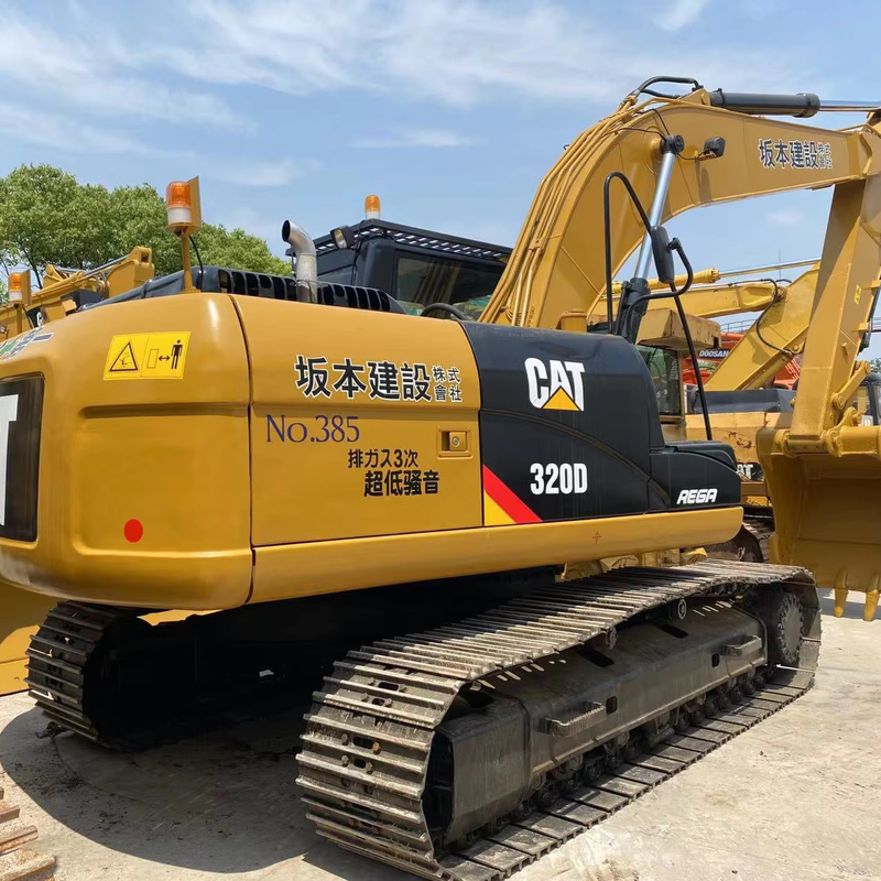 Oorspronkelijke Japanse motor 20T Heavy Duty Gebruikte graafmachine Cat 320D in uitstekende staat
